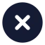 Circlex icon with solid rounded style