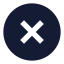 Circlex icon with solid sharp style