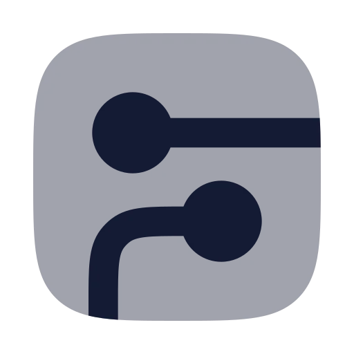 Circuit Board Icon in Bulk Rounded style