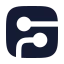 Circuitboard icon with solid rounded style