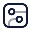 Circuitboard icon with twotone rounded style