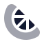 Citrus icon with bulk rounded style