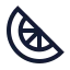 Citrus icon with stroke sharp style