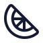 Citrus icon with stroke standard style