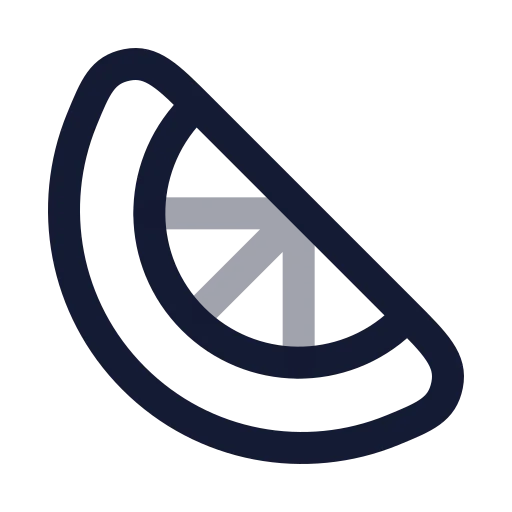 Citrus Icon in Twotone Rounded style