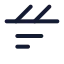 Clapperboard icon with duotone standard style