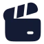Clapperboard icon with solid rounded style