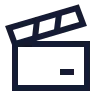 Clapperboard icon preview