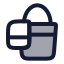 Cleaningbucket icon with duotone rounded style