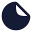 Cliparts icon with solid rounded style