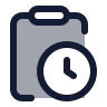 Clipboard Clock icon preview
