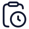 Clipboard Clock icon preview