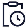 Clipboard Clock icon preview