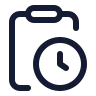 Clipboard Clock icon preview