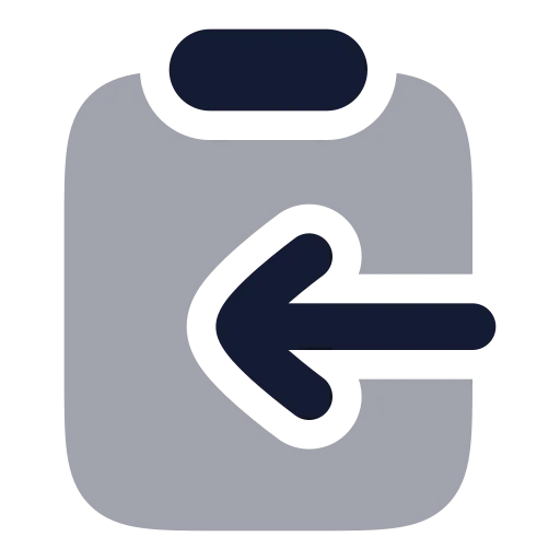 Clipboard Copy Icon in Bulk Rounded style