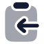 Clipboardcopy icon with bulk rounded style