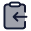 Clipboardcopy icon with duotone standard style