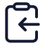 Clipboardcopy icon with stroke standard style
