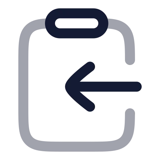 Clipboard Copy Icon in Twotone Rounded style