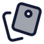 Clipboard icon with duotone standard style