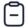 Clipboard Minus icon preview