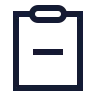 Clipboard Minus icon preview