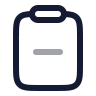 Clipboard Minus icon preview