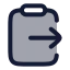 Clipboardpaste icon with duotone rounded style