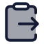 Clipboardpaste icon with duotone standard style