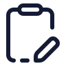 Clipboard Pen Line icon preview