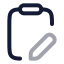 Clipboardpen icon with twotone rounded style