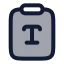 Clipboardtype icon with duotone rounded style
