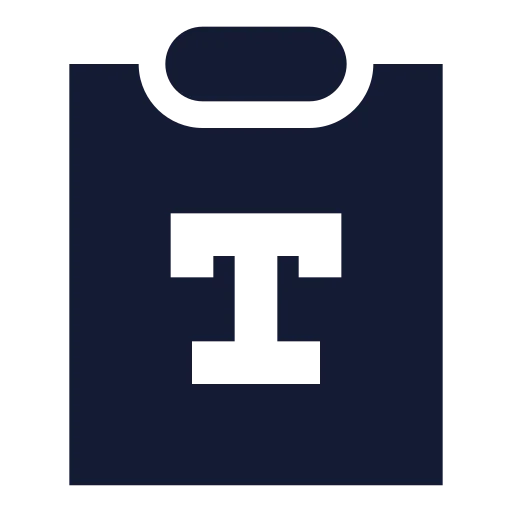 Clipboard Type Icon in Solid Sharp style