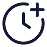 Clock Add icon preview