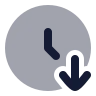 Clock Arrow Down icon preview