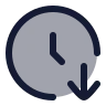Clock Arrow Down icon preview