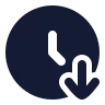 Clock Arrow Down icon preview