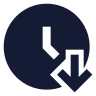 Clock Arrow Down icon preview