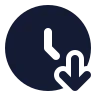 Clock Arrow Down icon preview