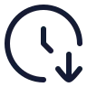 Clock Arrow Down icon preview