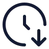 Clock Arrow Down icon preview