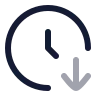 Clock Arrow Down icon preview