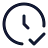Clock Check icon preview
