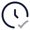 Clock Check icon preview
