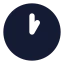 Clockhour icon with solid standard style