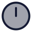 Clockhour icon with duotone standard style