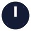 Clockhour icon with solid sharp style
