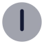 Clockhour icon with bulk rounded style