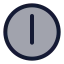 Clockhour icon with duotone standard style