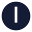 Clockhour icon with solid sharp style